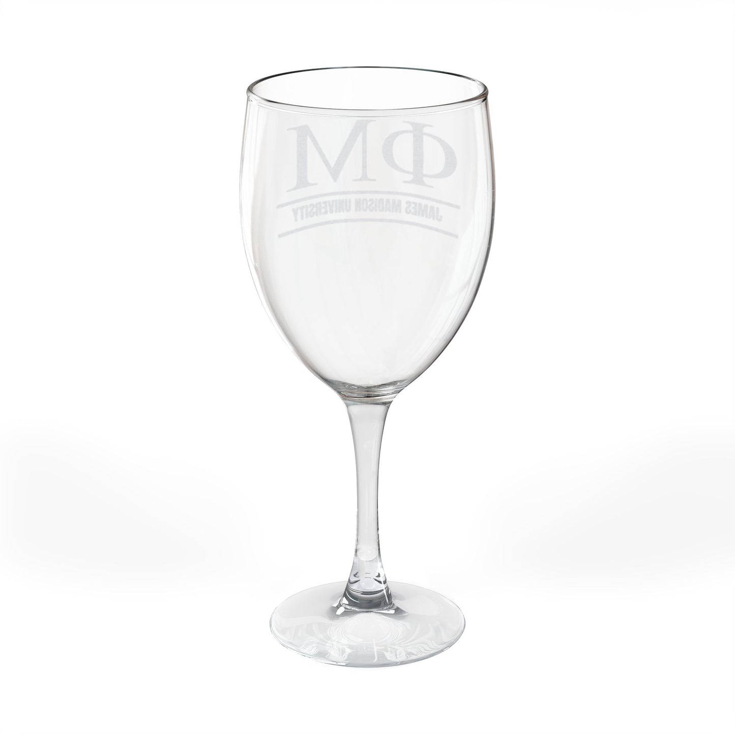 Phi Mu Wine Glass