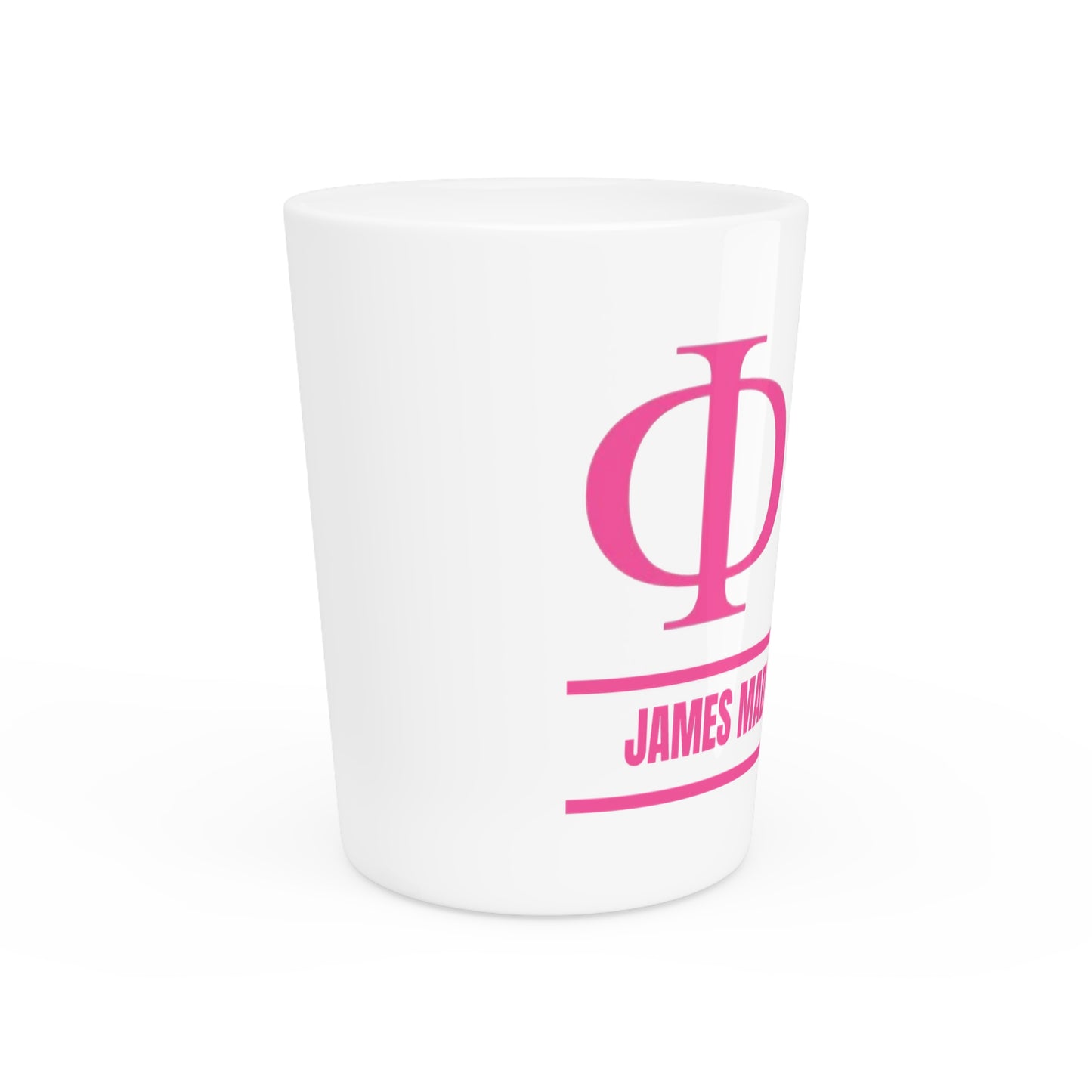 Phi Mu 3 Shot Glass