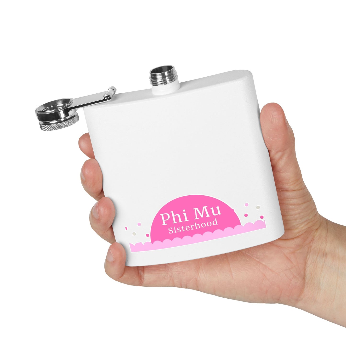 Phi Mu Sisterhood Flask