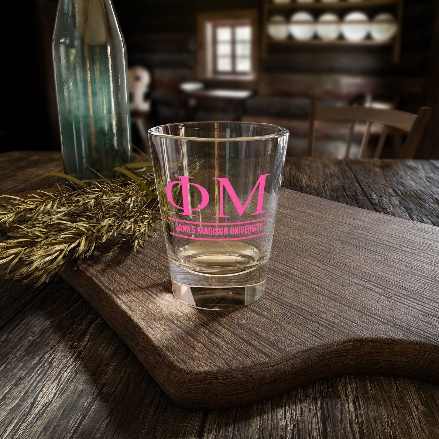 Phi Mu 2 Shot Glass, 1.5oz