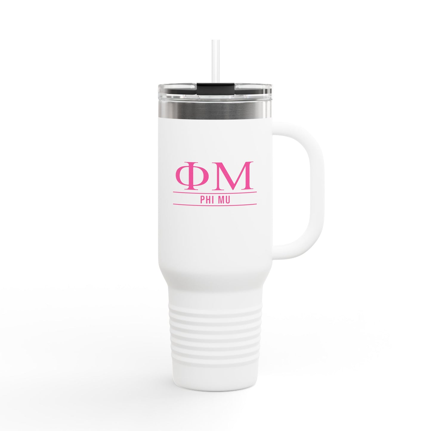Phi Mu  Travel Tumbler