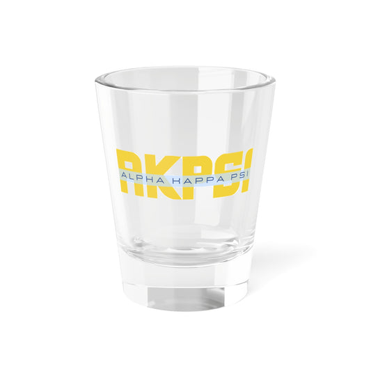 AKPsi Shot Glass