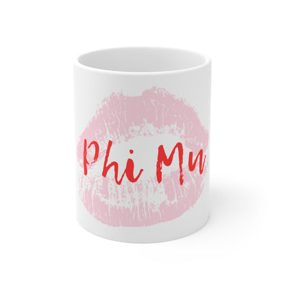 Phi Mu Kiss Mug