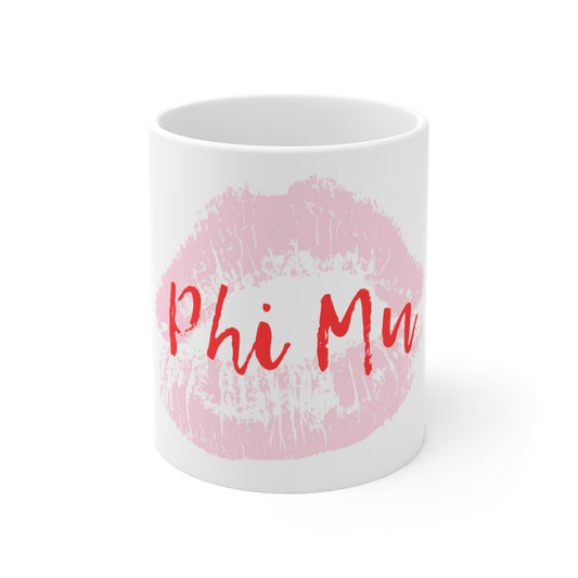 Phi Mu Kiss Mug