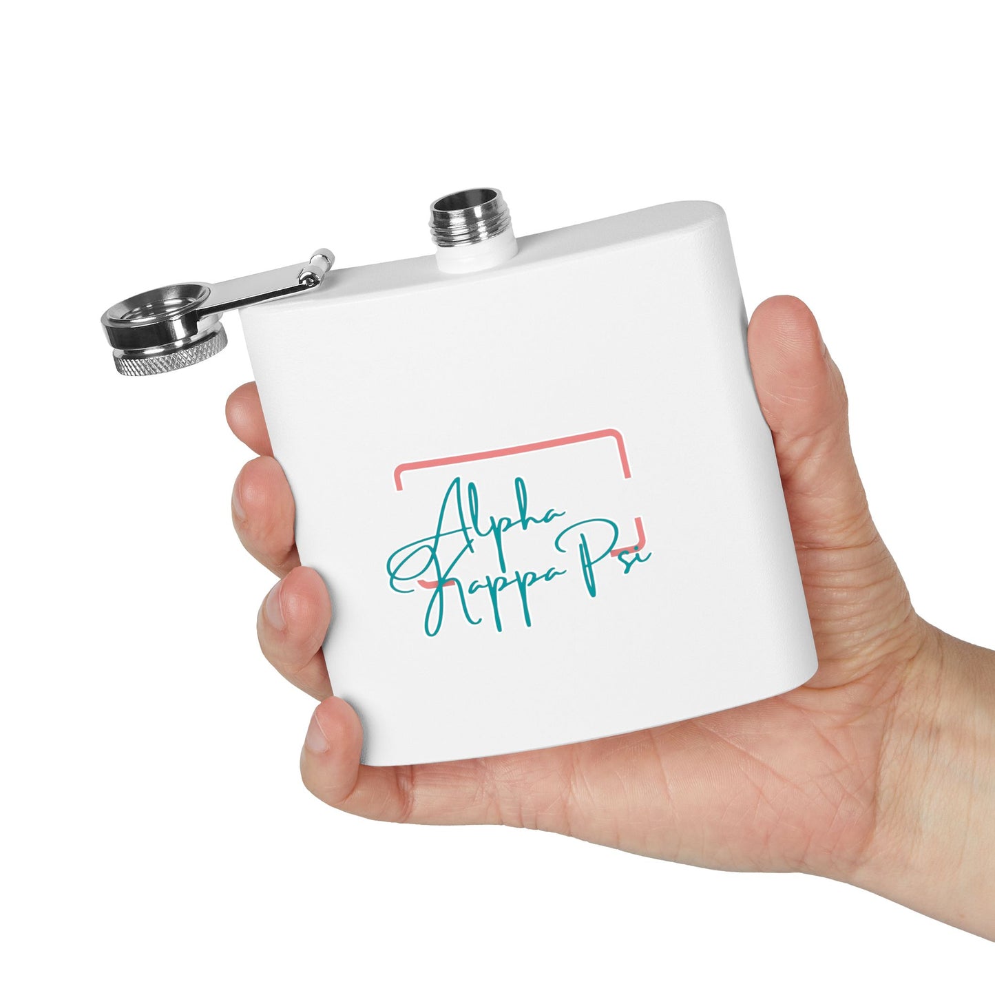 Retro AKPsi Flask 4