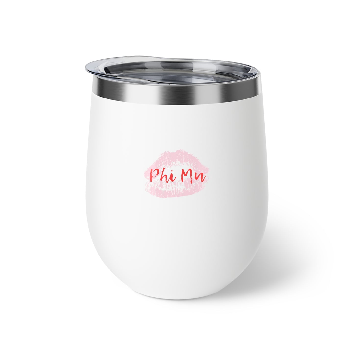 Phi Mu Kiss Insulated Cup, 12oz