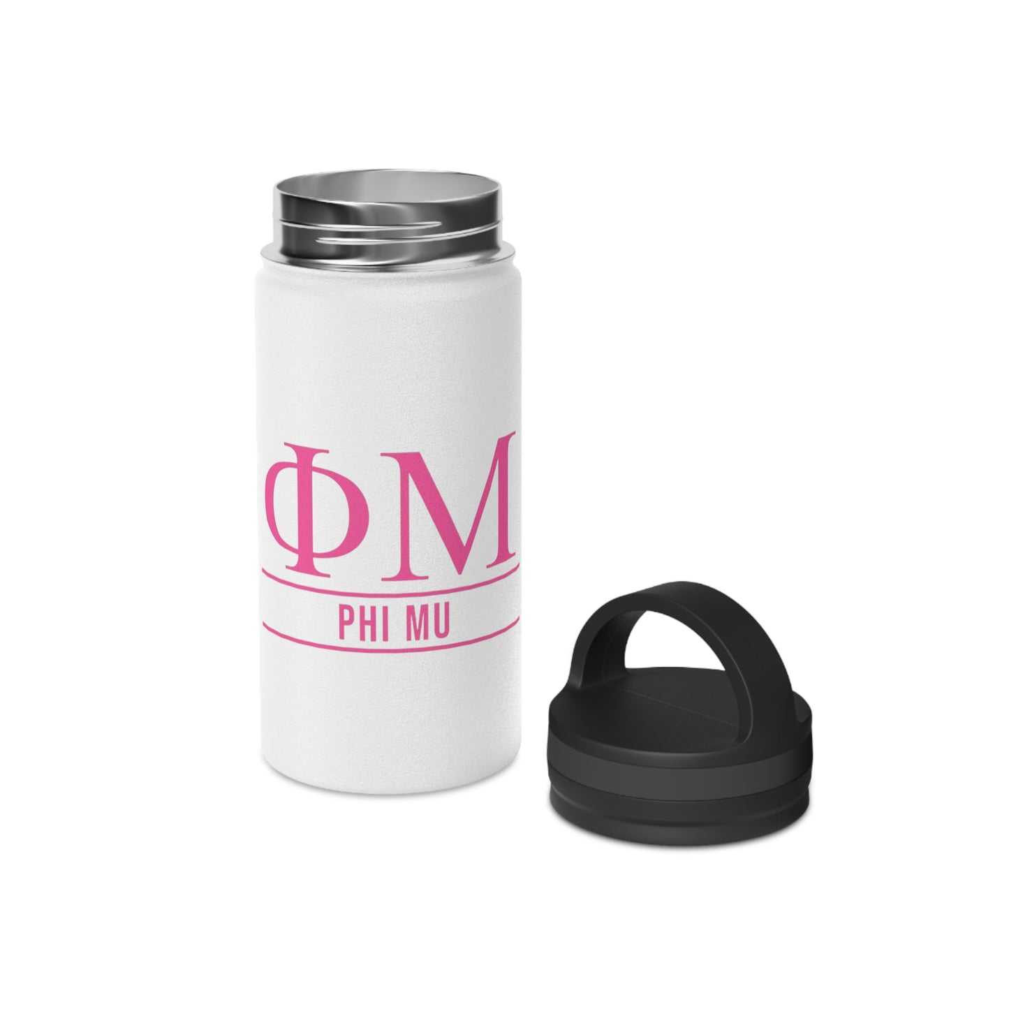 Stainless Steel Water Bottle, Handle Lid