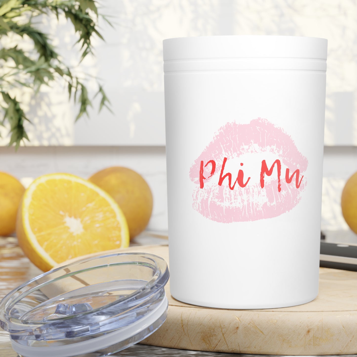 Phi Mu Kiss Sorority Tumbler