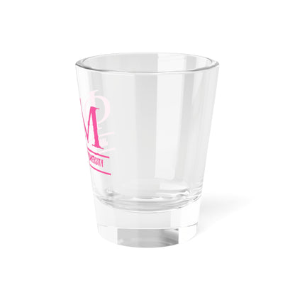 Phi Mu 2 Shot Glass, 1.5oz