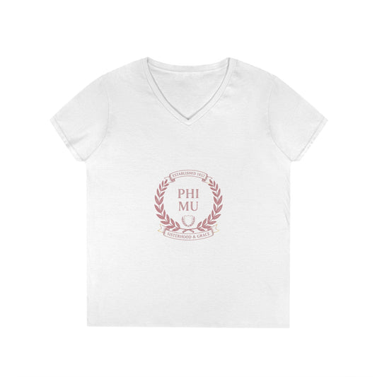 Power V-Neck - Phi Mu Established
