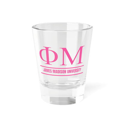 Phi Mu 2 Shot Glass, 1.5oz