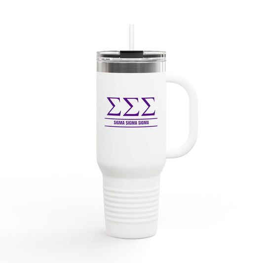 Sigma Sigma Sigma Version 3 Insulated Travel Tumbler