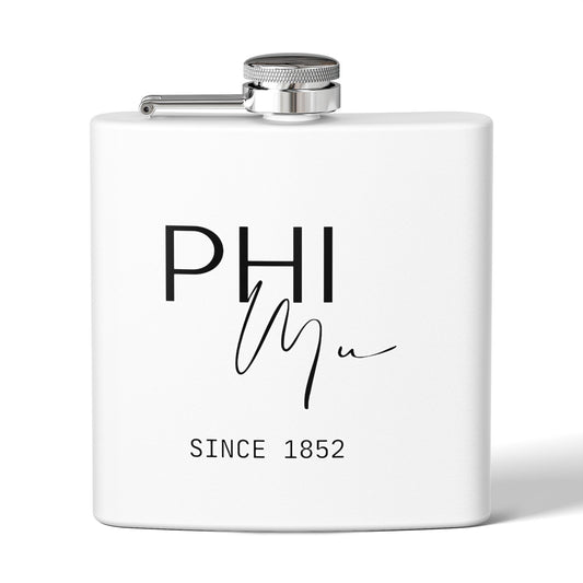 Phi Mu Flask 7