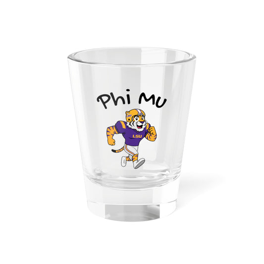 Phi Mu LSU Shot Glass