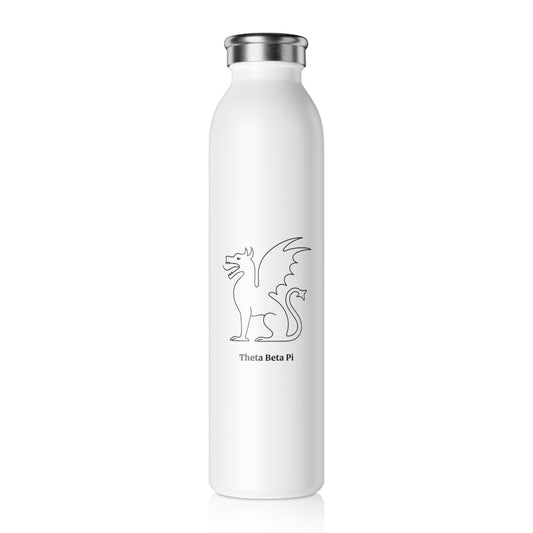 Theta Beta Pi Emblem Slim Water Bottle