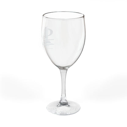 Phi Mu Wine Glass