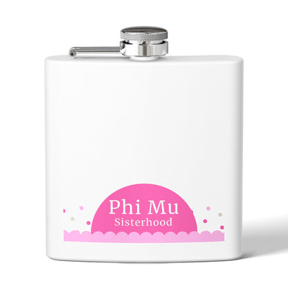 Phi Mu Sisterhood Flask