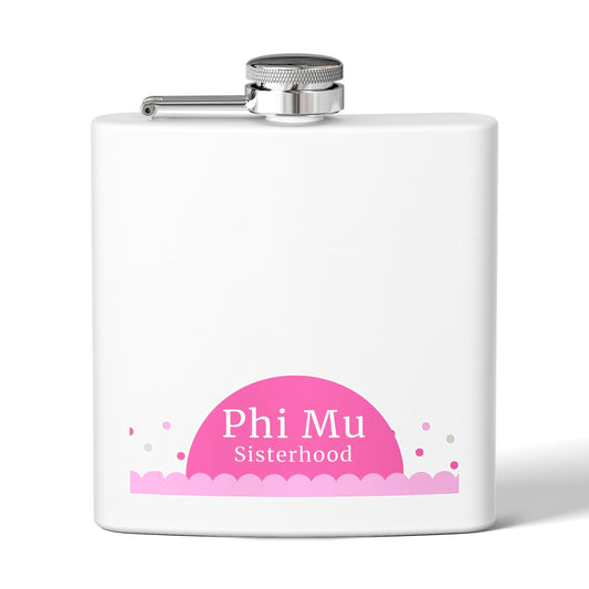 Phi Mu Sisterhood Flask